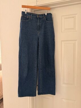 Madewell Perfect Vintage Wide Leg, High-Rise, mid-blue Jeans